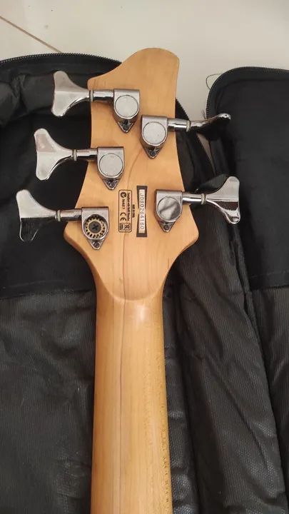 Baixo 5 Cordas Ibanez + cuvave em Excelente Estado. - Foto 2