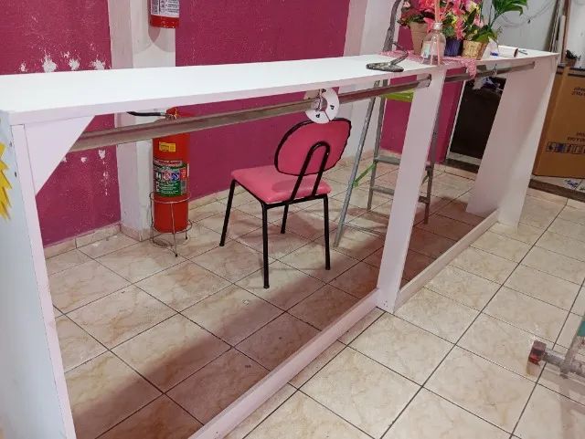 Balcão expositor mdf