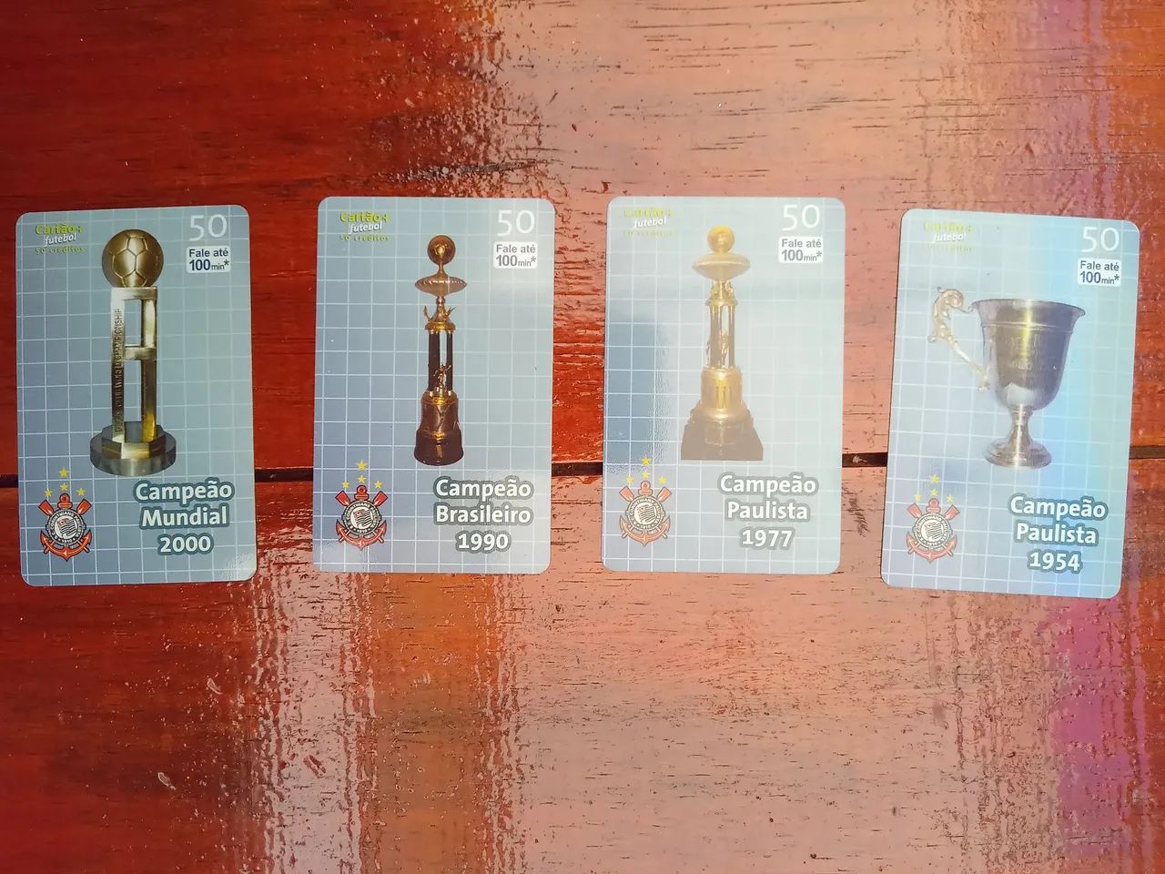 Corinthians Coleção Cartão Telefônico Títulos