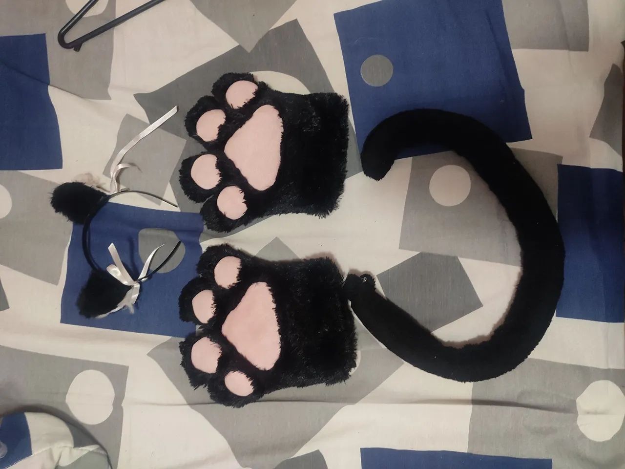 Kit Acessórios de Gato Preto