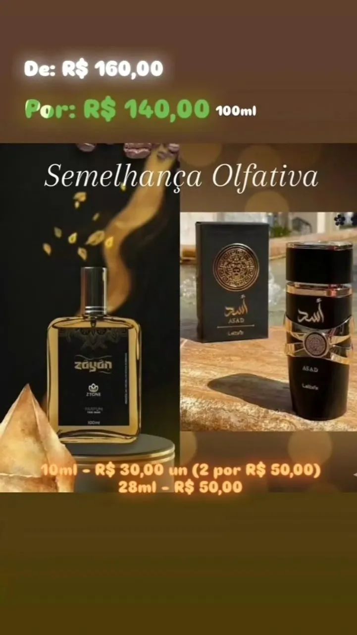 Perfumes árabes e de Grife 