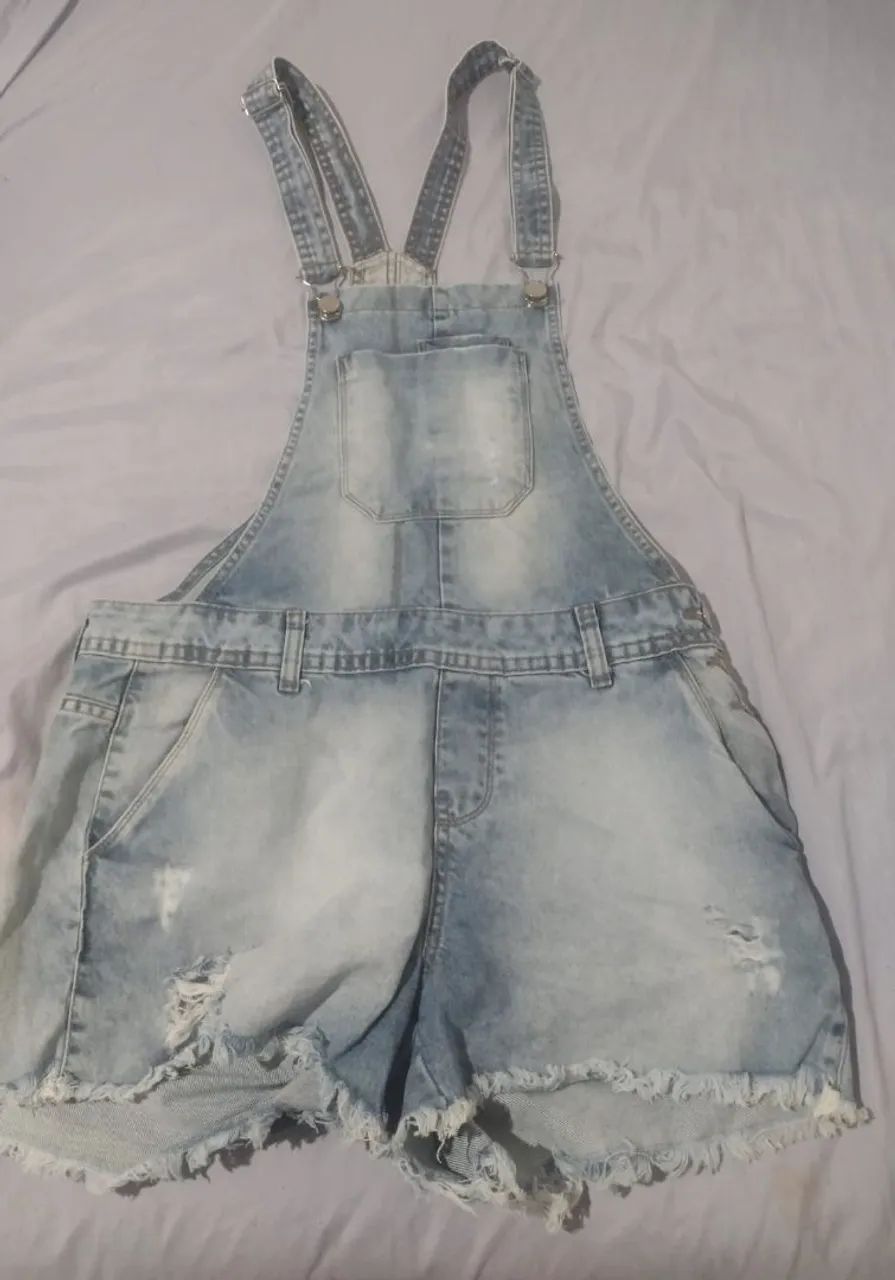 Macacão Jeans Feminino