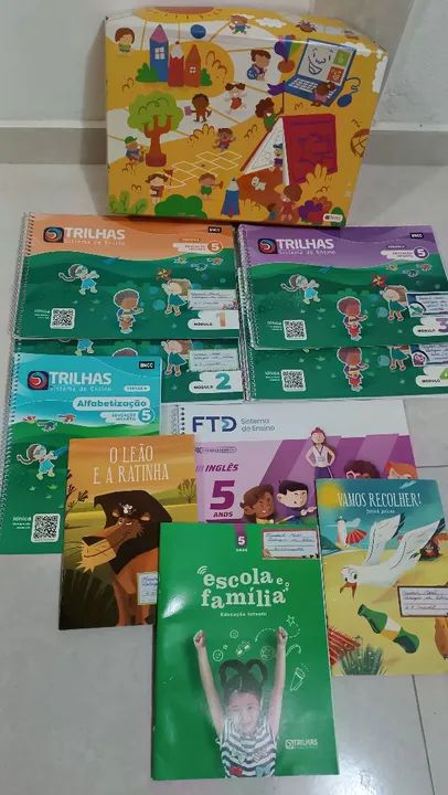 Coleção completa TRILHAS infantil 5 - Foto 3