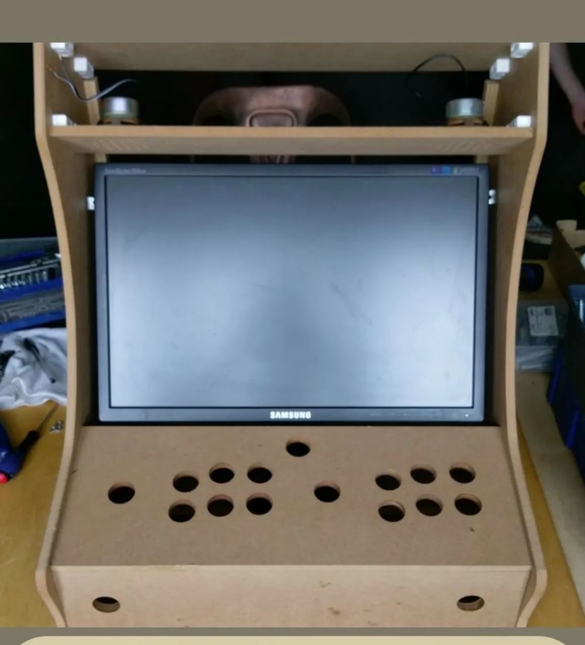Arcade case personalizado - pronto para montar.