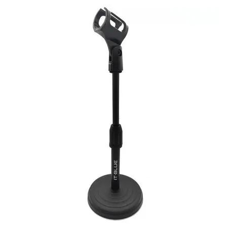 Suporte Mesa Pra Microfone Mini Pedestal Portátil Le-3602 (Entrega Grátis) - Foto 4