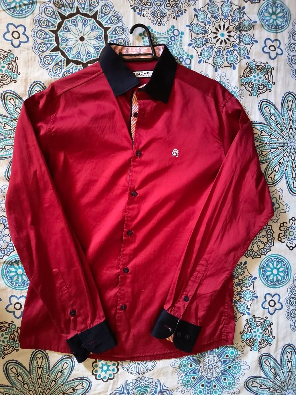 Camisa social vermelha mioche menswear