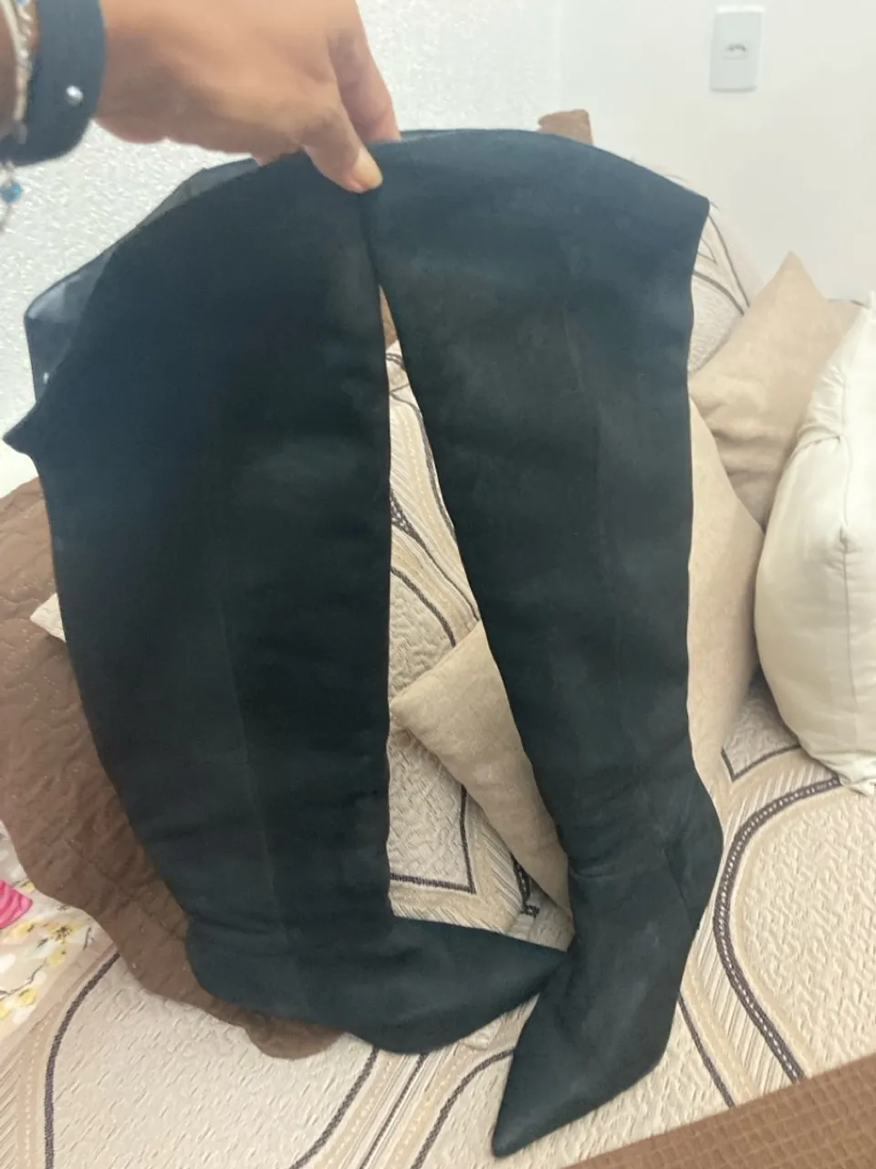 Bota Over Knee Preta