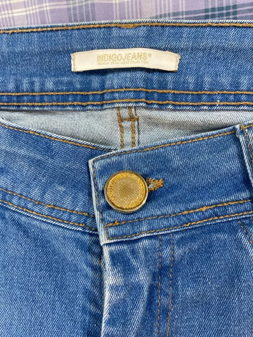 Calça Jeans Azul Feminina - Foto 3