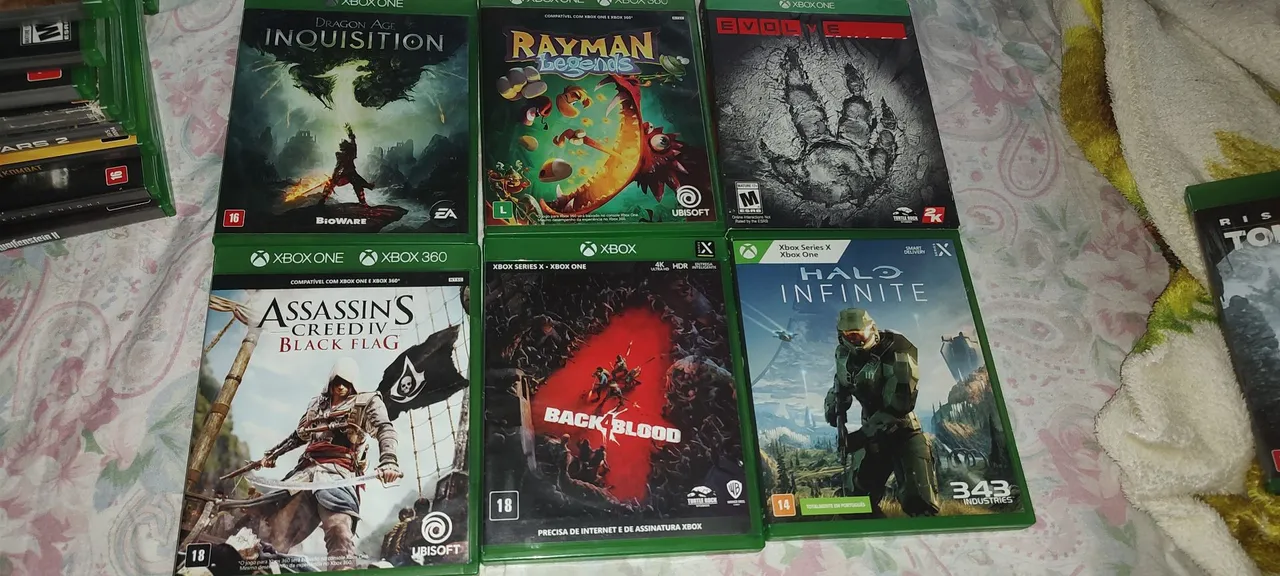 Coleção de 6 Jogos para Xbox one(leia o anúncio)