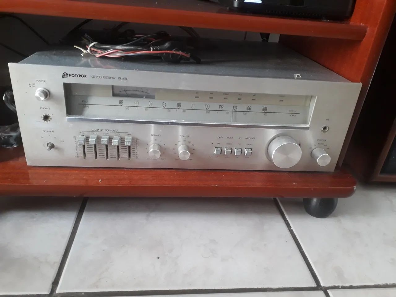 Receiver Estéreo Polyvox PR-4080 + cd-player sony cdmp-28