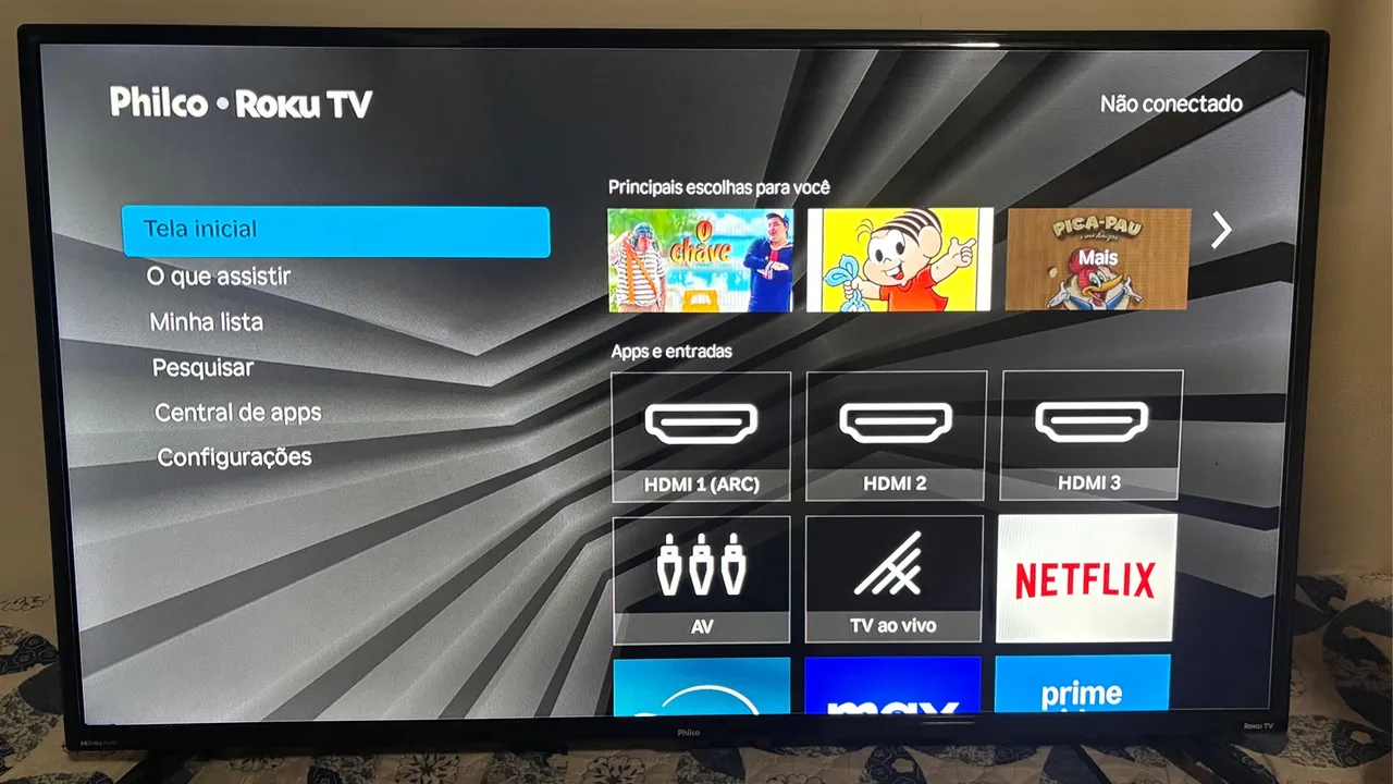 Smart Tv 43 Philco Led Roku Tv Dolby Audio Ptv43va4regb