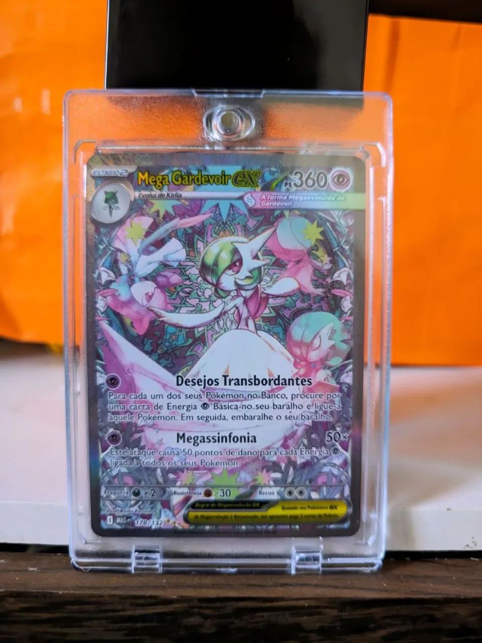 Carta Ultrarara Mega Gardevoir EX 178/132 - NM