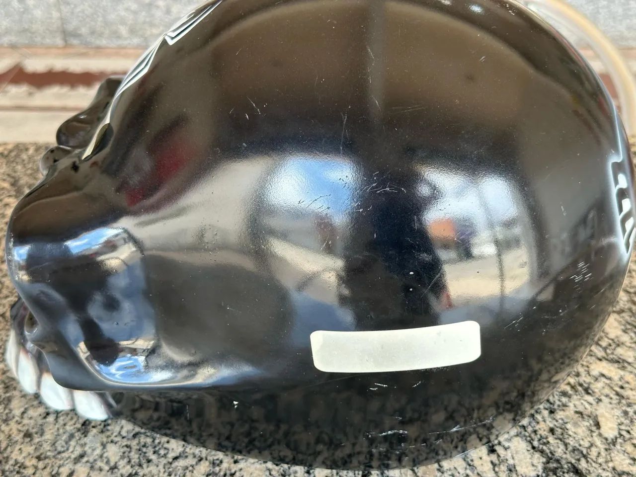 Capacete em forma de caveira - Foto 2