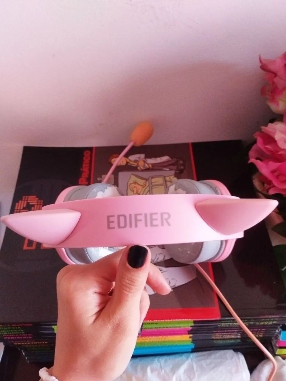 Fone Headset Edifier Hecate G2 II Rosa  - Foto 5