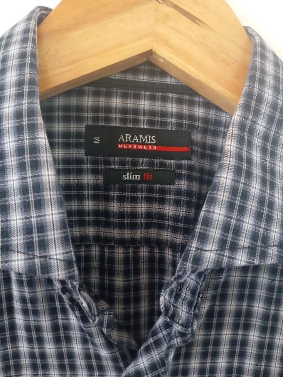 Camisa Xadrez Aramis Masculina - Foto 4