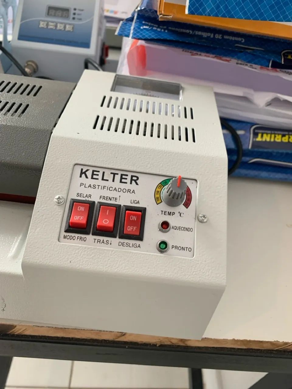 Plastificadora e laminadora Kelter  - Foto 2