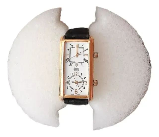 relógio dumont dual time raro lindo original quartz - Foto 3