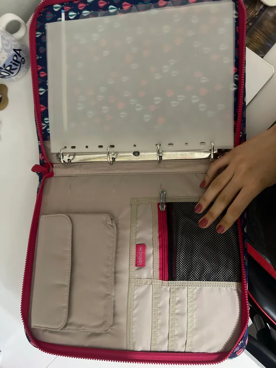 Fichário Kipling original - seminovo  - Foto 4