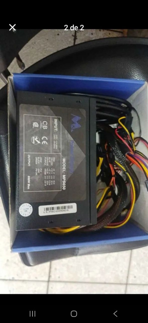 Fonte pc 650w  - Foto 2