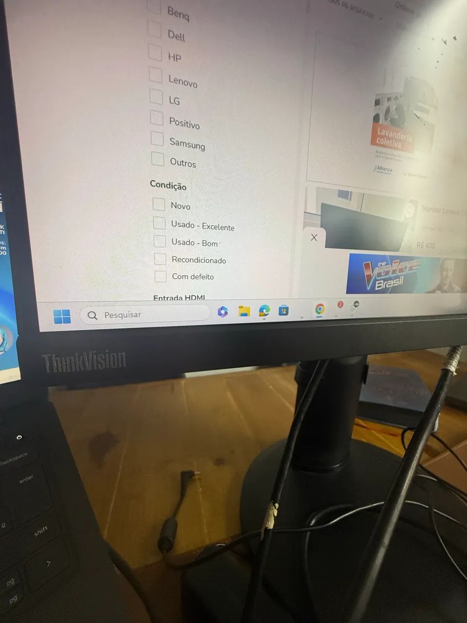 Monitor Lenovo ThinkVision s22 - Foto 3