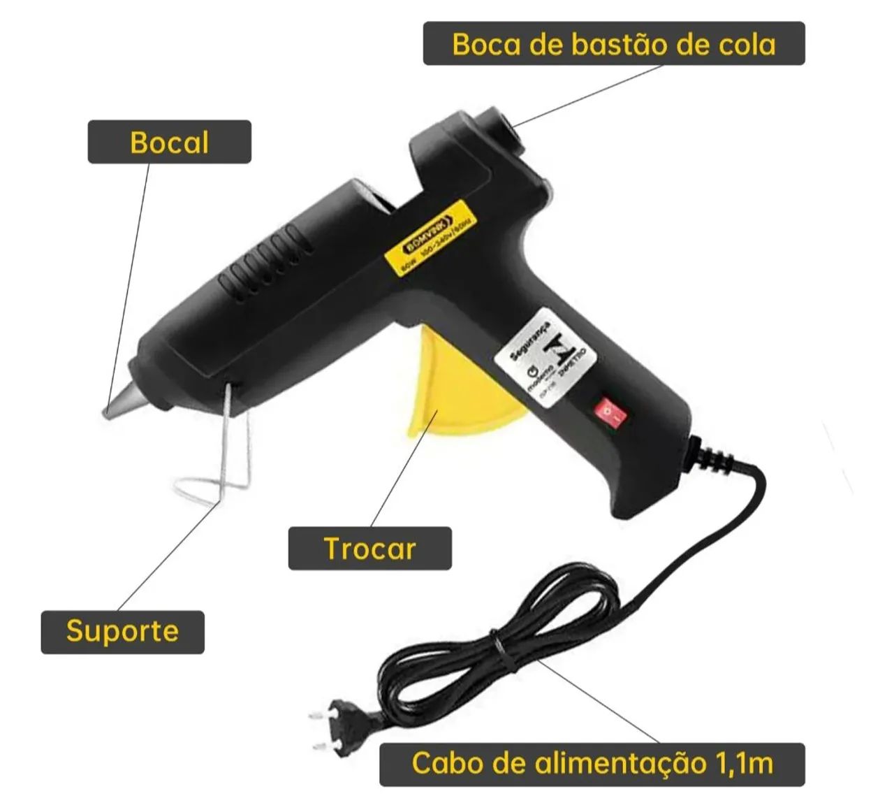Pistola de cola quente  - Foto 2