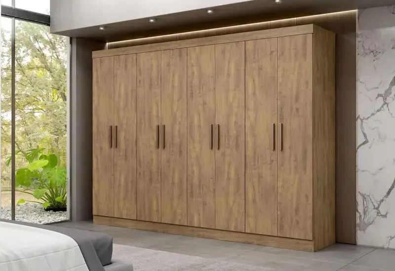 Guarda-Roupa Moderno e Espaçoso com 8 portas e 4 gavetas  - Foto 5