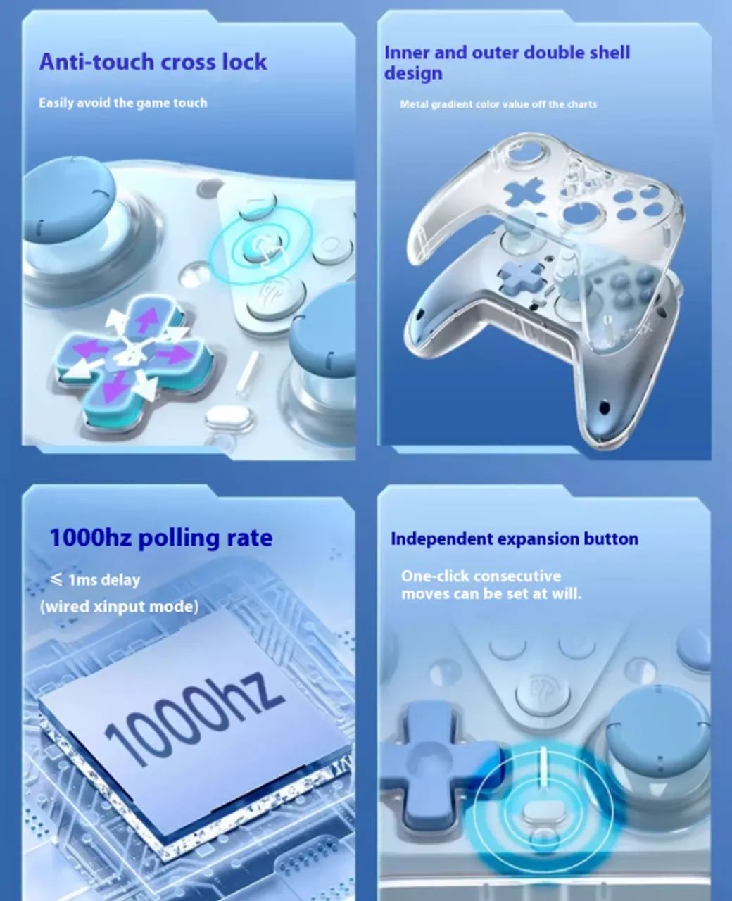 Controle Gamepad EasySmx T39 Preto - Foto 3