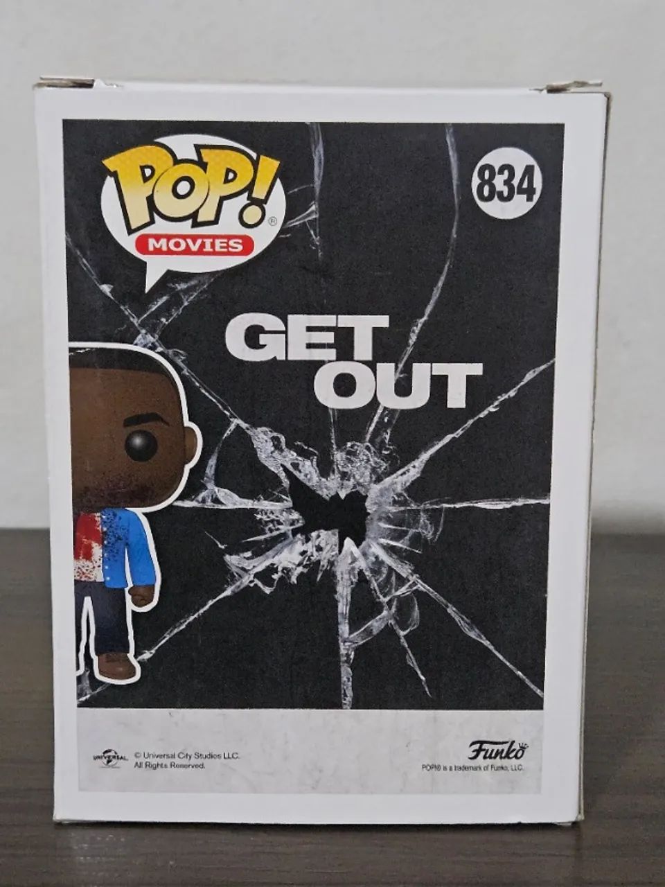 Funko Pop Chris Washington 834 Caixa com Detalhes - Corra! - Get Out - Foto 3