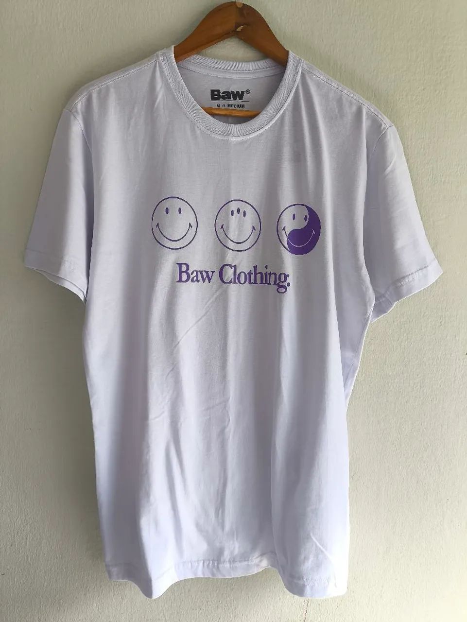 Camiseta Baw Clothing (Tam M) - Smiley Face  - Foto 2