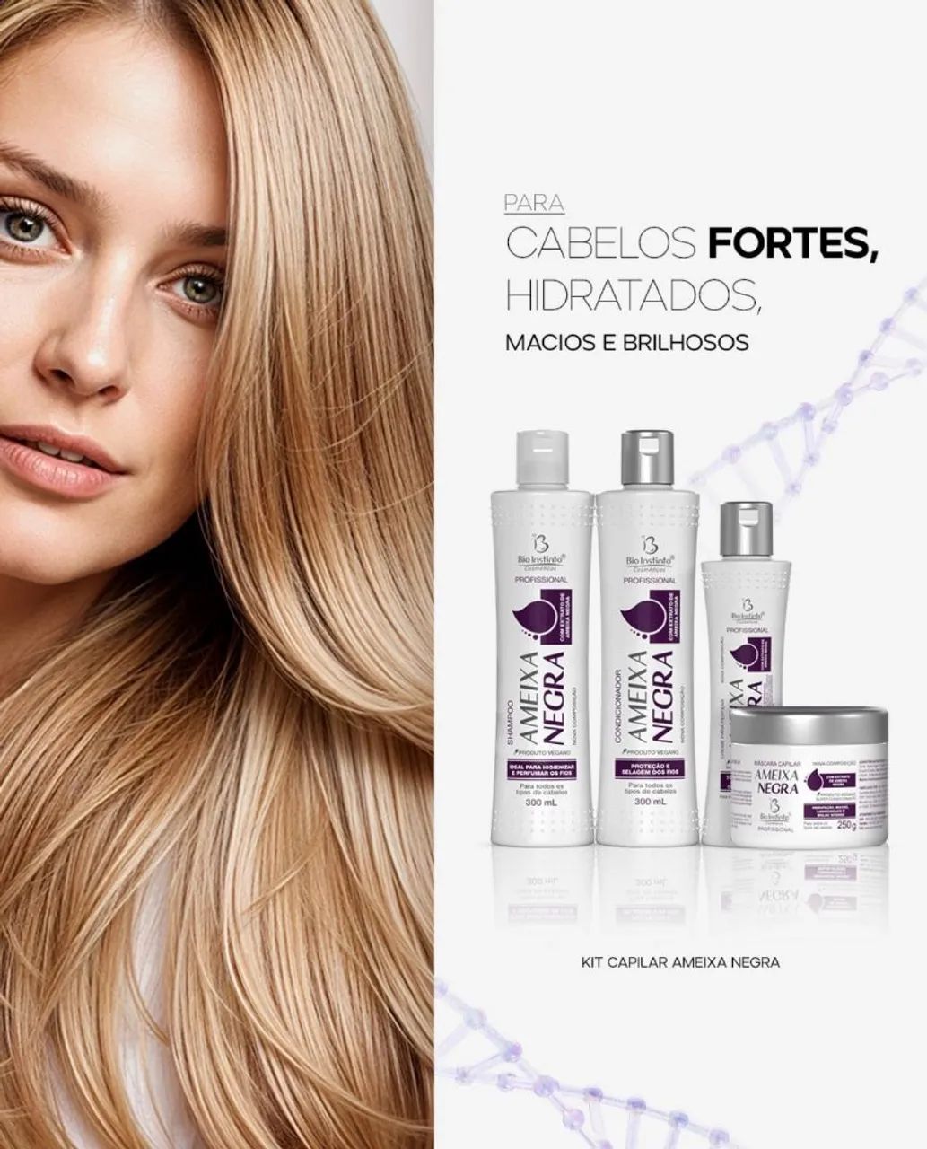 Kit Cabelo Bio Instinto - 4 Peças - Foto 4