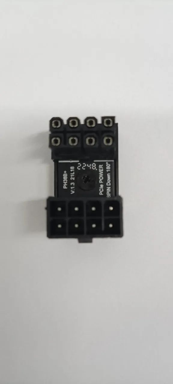 Adaptador 180 graus energia placa de video - Foto 4