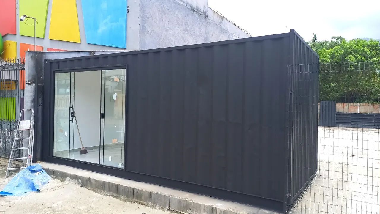 Mercado de Condomínio container Lojas em geral stand de vendas para qualquer segmento - Foto 4