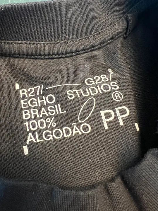 Camiseta preta Oversized EGHO  - Foto 5