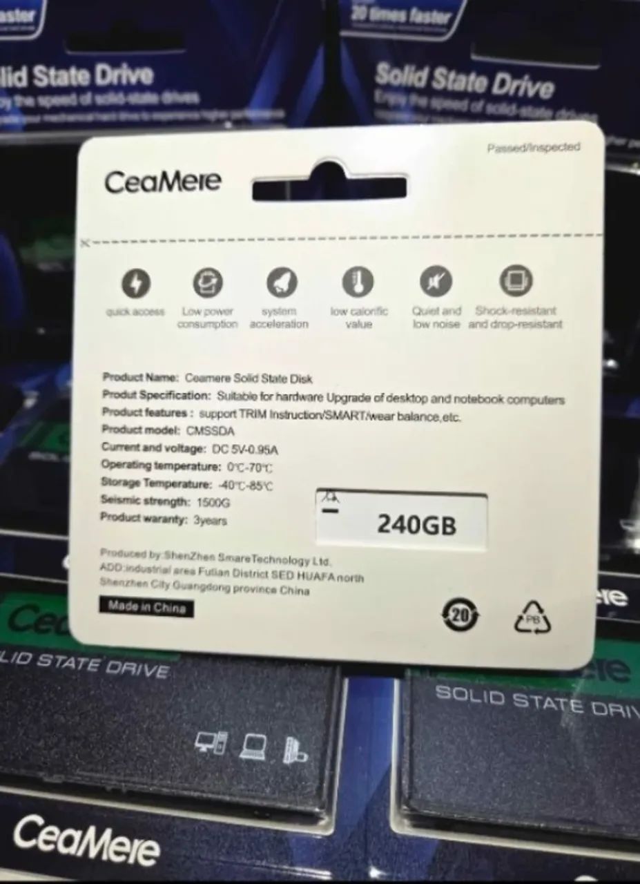 Ssd sata 3 Ceamere 240GB - Foto 3