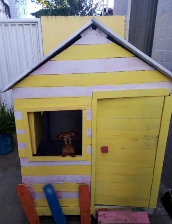 Casinha de madeira para crianças