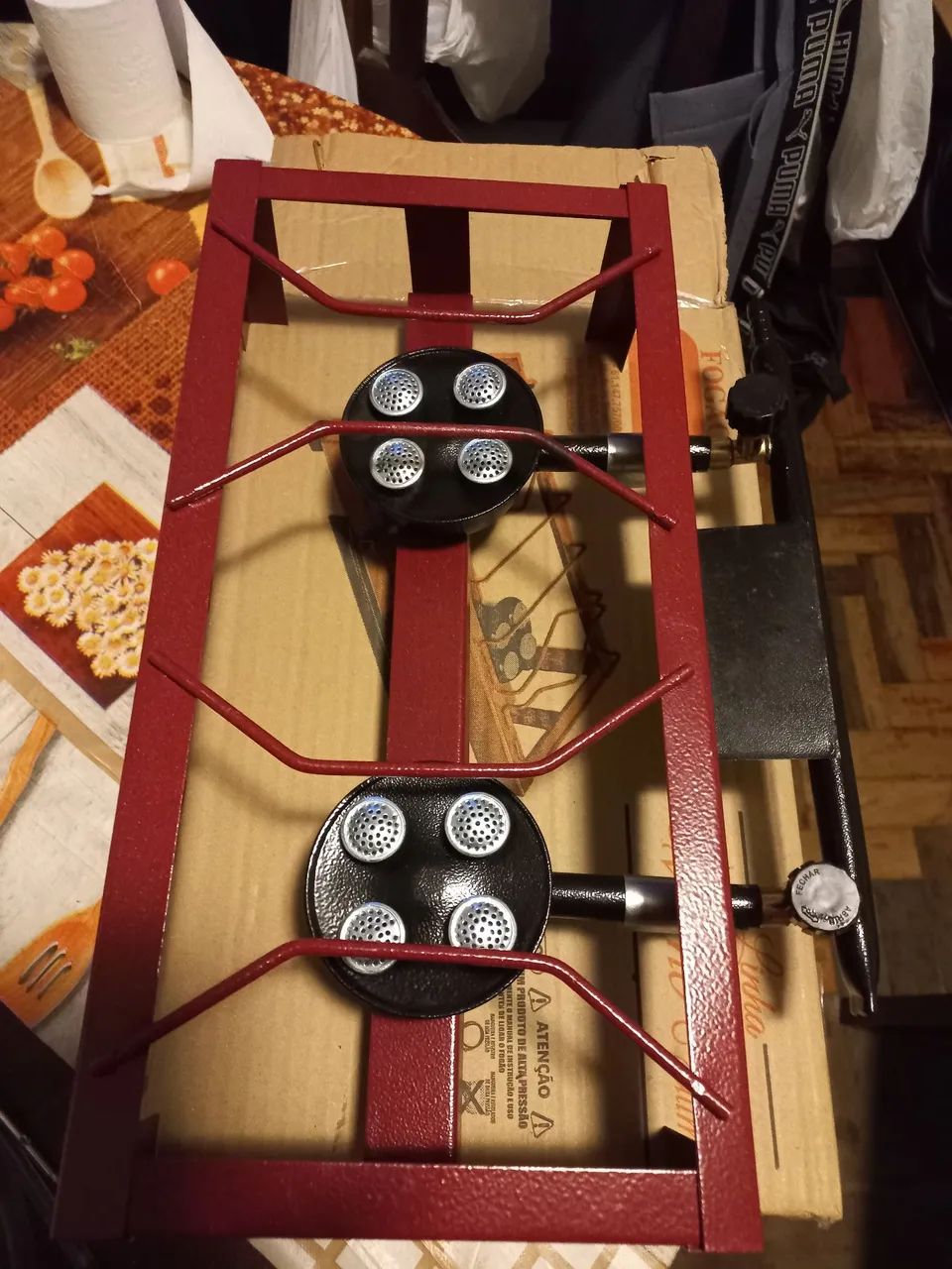 Fogao Semi industrial 2 bocas Alta Pressao  compacto - Novo. - Foto 2