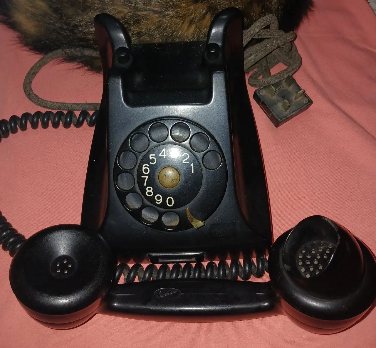 Telefone Antigo Bakelite anos 70 - Foto 2