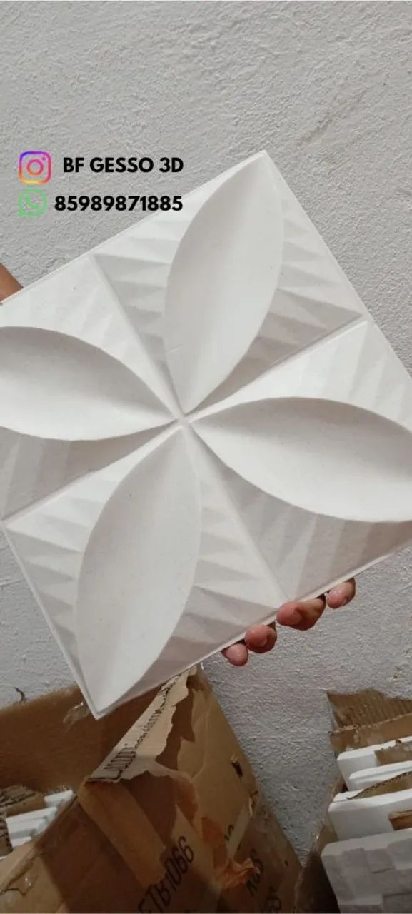 PLACA DE GESSO 3D - Foto 6