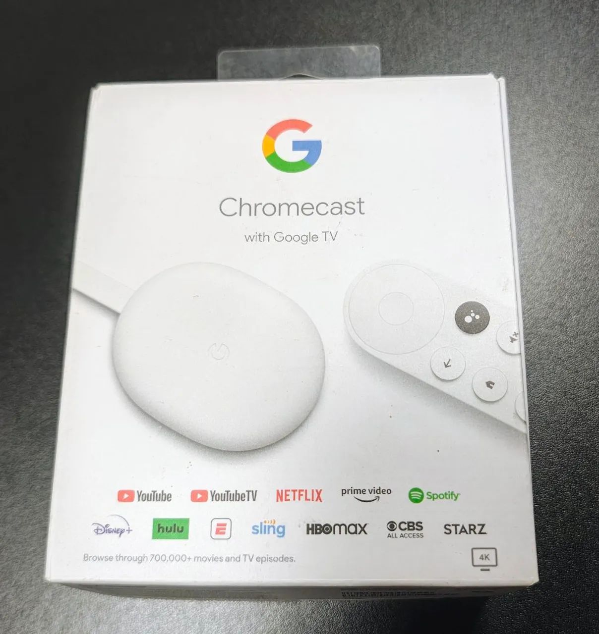 Chromecast com Google TV 4a geracao - 4K - Novo