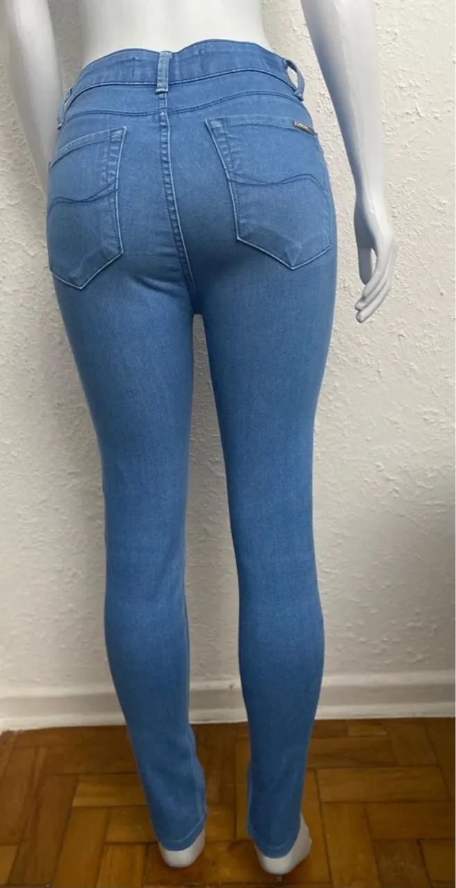 Calça Jeans Dudalina Tamanho 38 Stretch Ótimo Estado - Foto 3