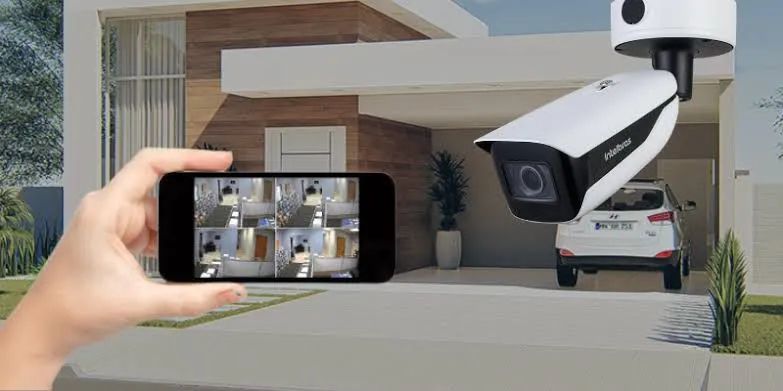 Combo 4 câmeras Segurança Residencial - Vigilância Total