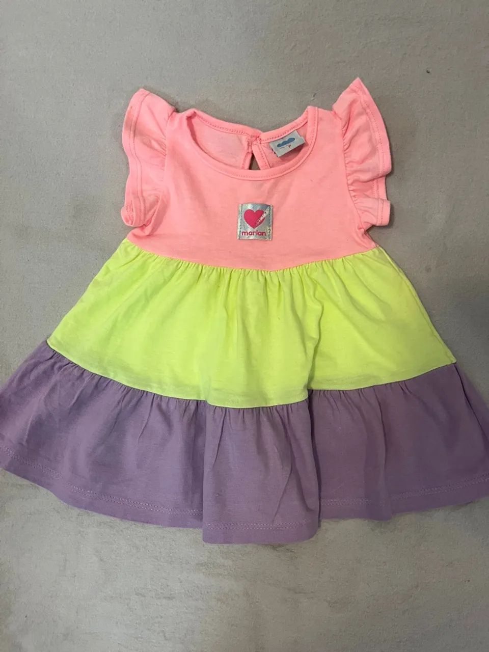 Vestido infantil Marisol - Tricolor