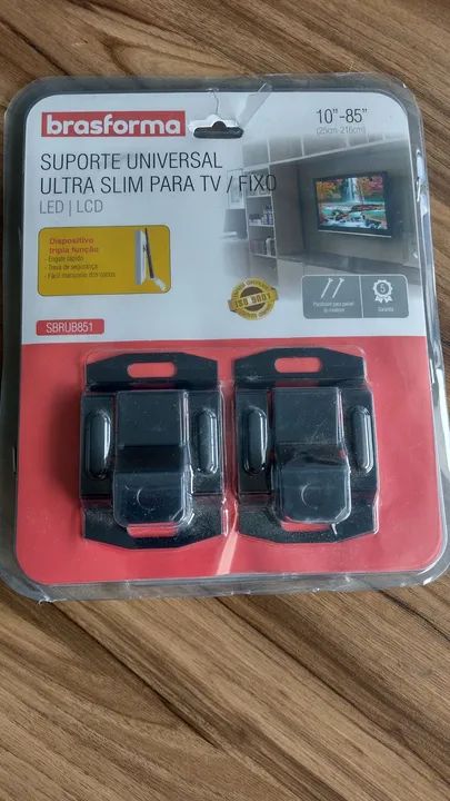 Suporte para TV Ultra Slim Universal Brasforma SBRUB851 - Foto 2