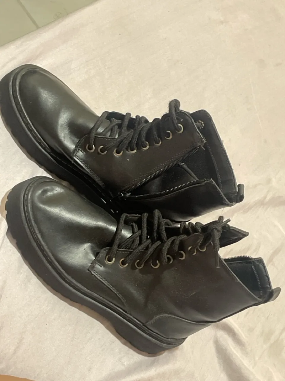 Botas Coturno Femininas - Preto