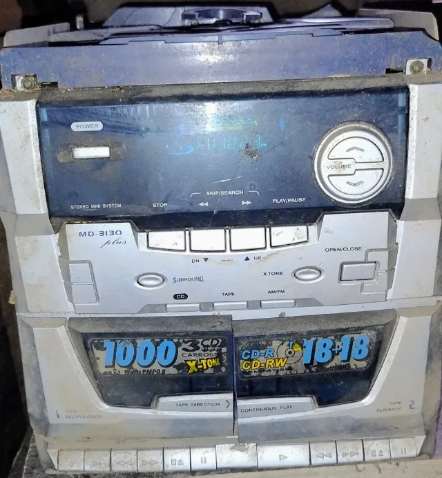 Mini System Cce Md-3130 com Defeito