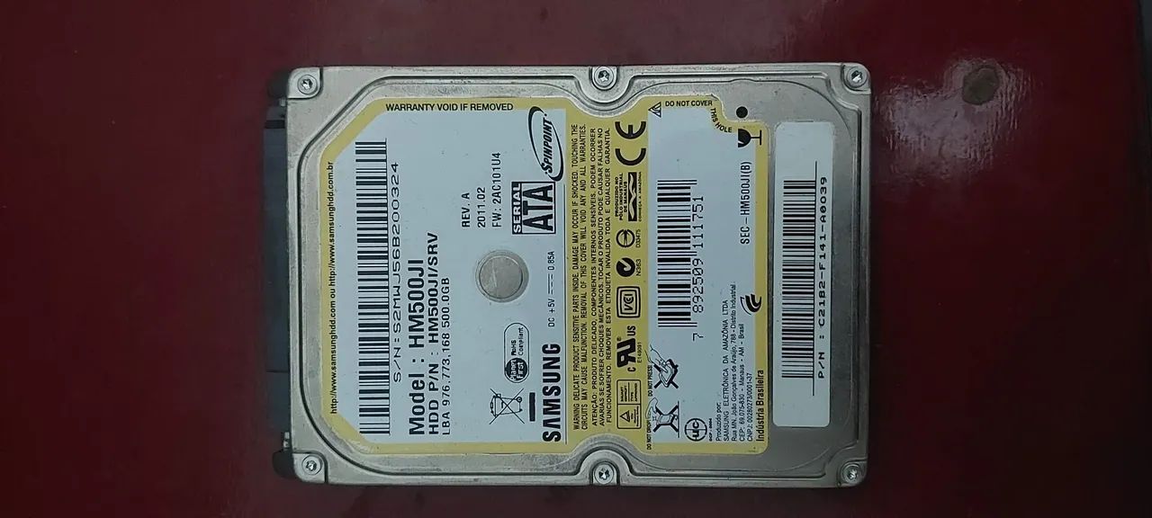 Hd de notebook 