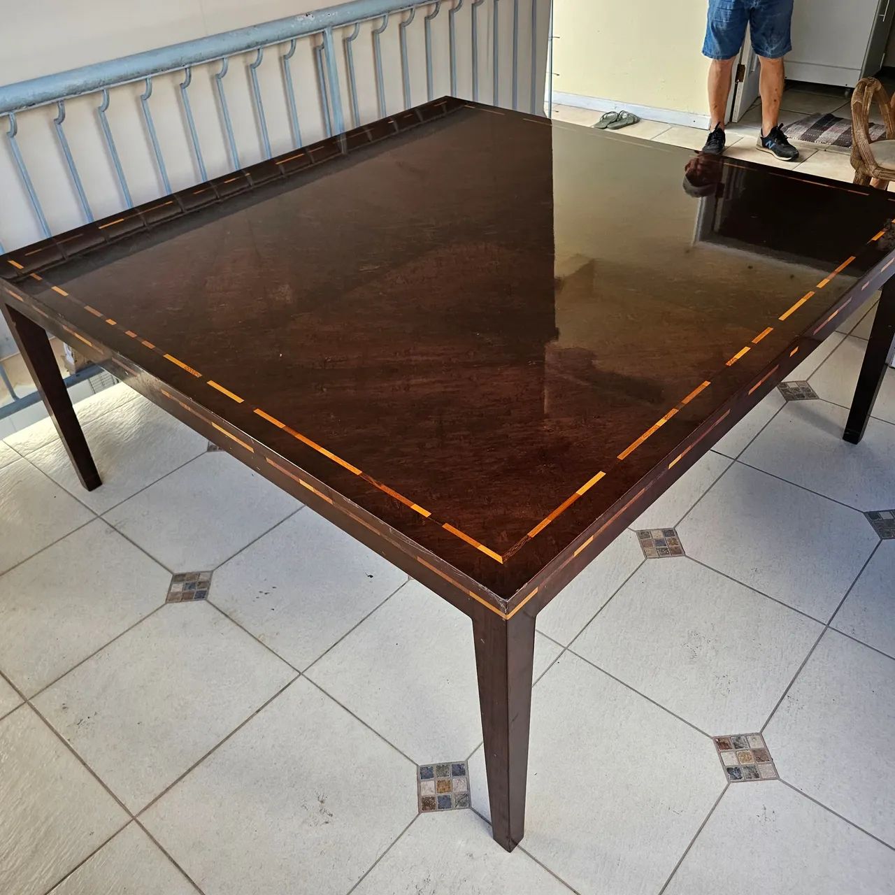 Móveis,  mesa super luxo madeira maciça, design  - Foto 2