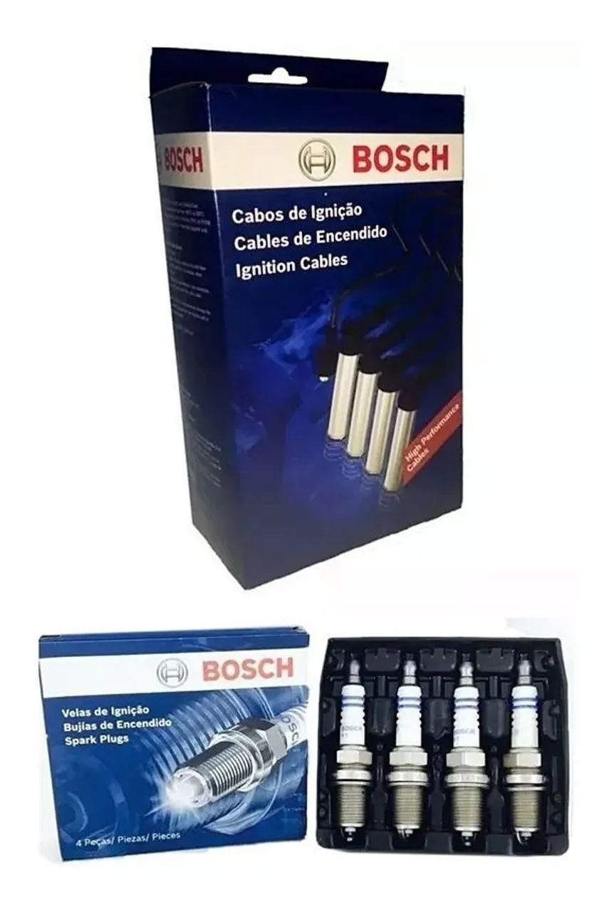 Kit Cabo E Vela Bosch Fox Gol