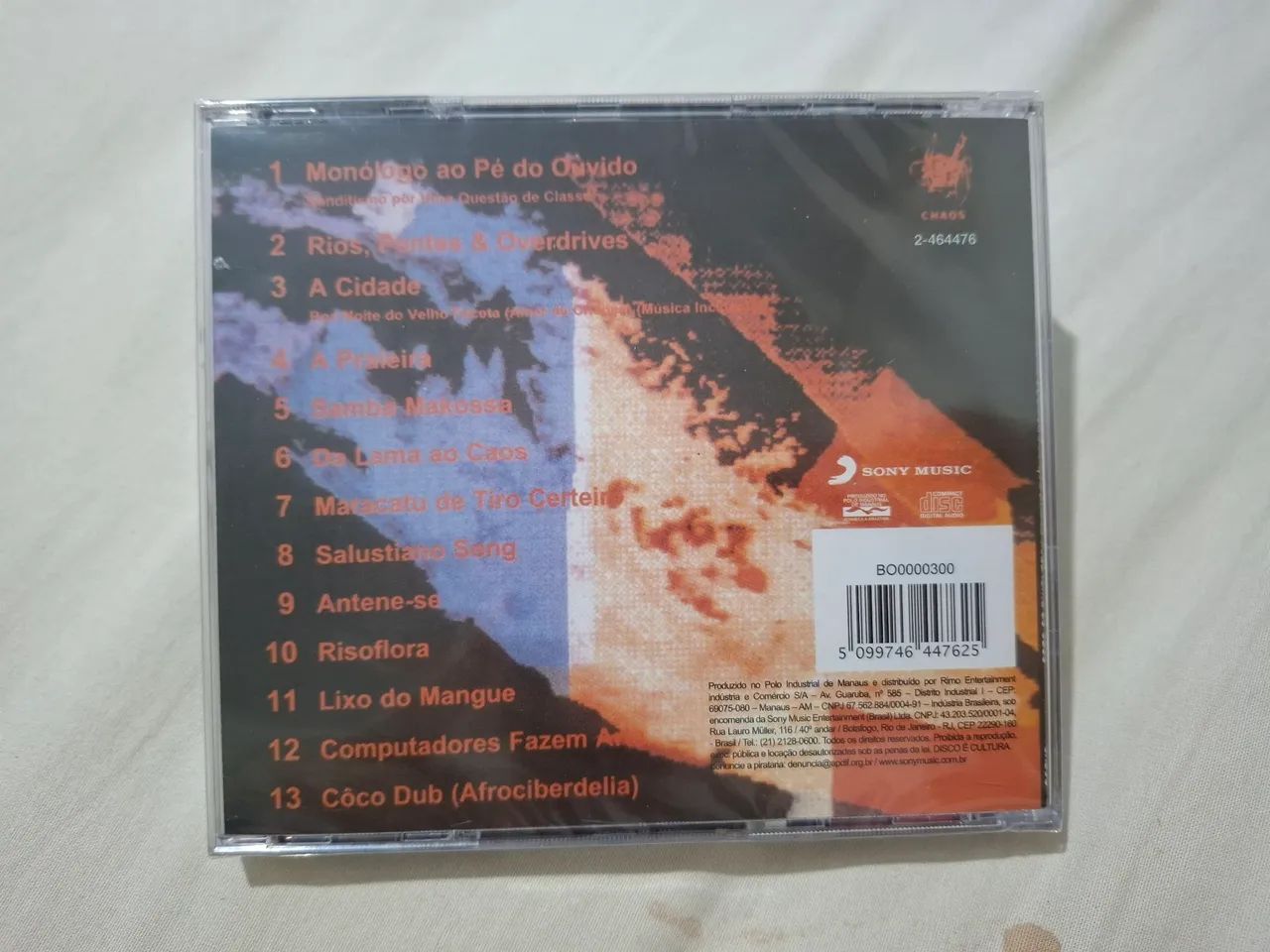 CD CHICO SCIENCE & NAÇÃO ZUMBI 1994 DA LAMA AO CAOS | NOVO LACRADO