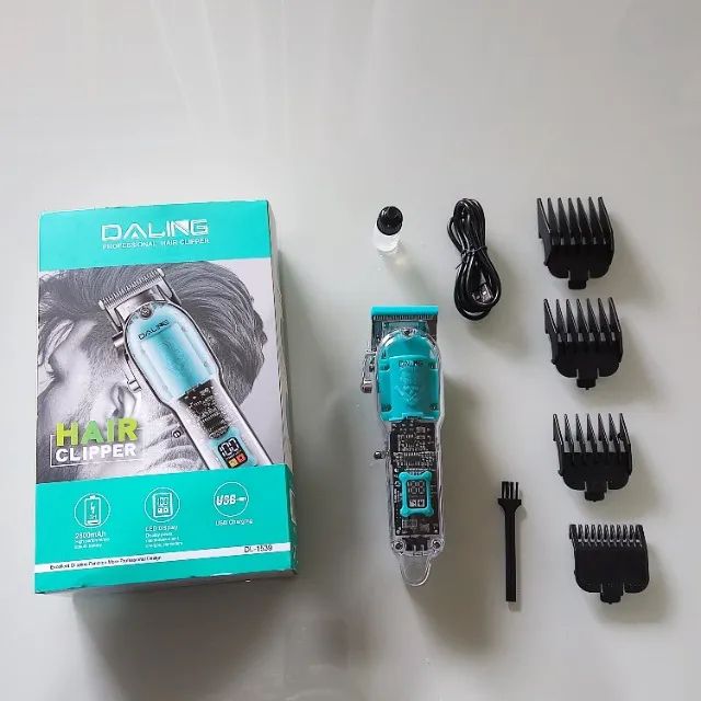 (Nova) Maquininha de Cortar Cabelo Daling Dl-1539 Original - Foto 4